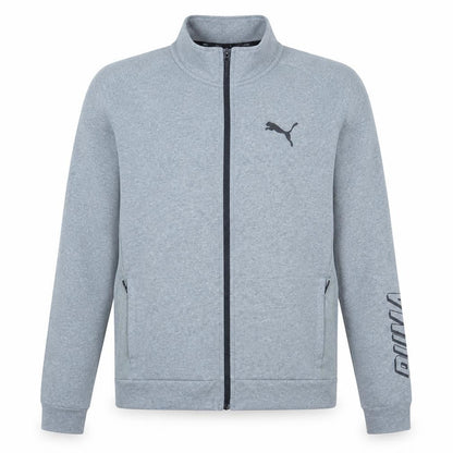 Puma Men's Grey Full Zip Track Jacket Size M Regular Fit