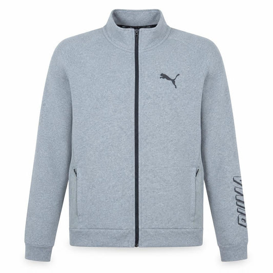 Puma Men's Grey Full Zip Track Jacket Size M Regular Fit