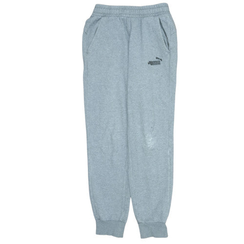 Mens UK Size S PUMA Regular Fit Sweatpants Grey Trousers