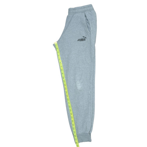 Mens UK Size S PUMA Regular Fit Sweatpants Grey Trousers