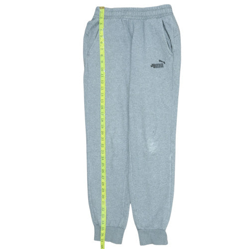 Mens UK Size S PUMA Regular Fit Sweatpants Grey Trousers