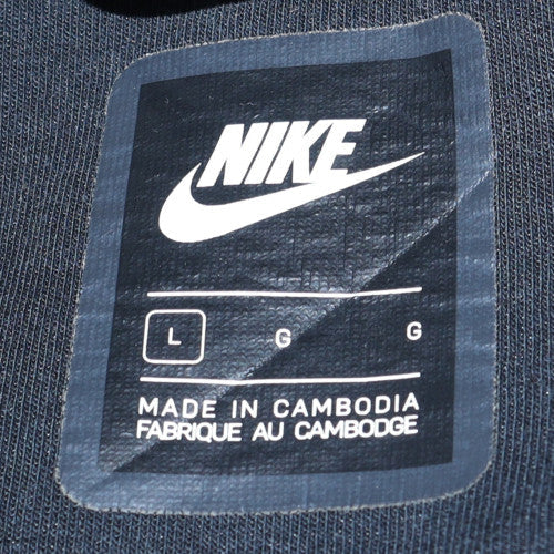 Mens UK Size L Nike Black Full Zip Hoodie