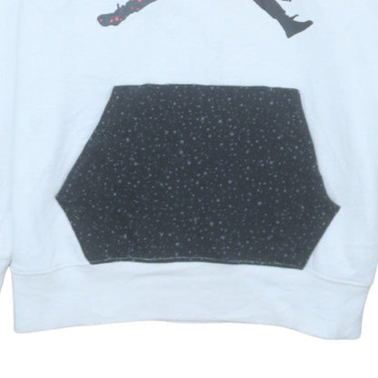 Nike Boys White Air Jordan Pullover Hoodie 12-13 Years Graphic Fleece