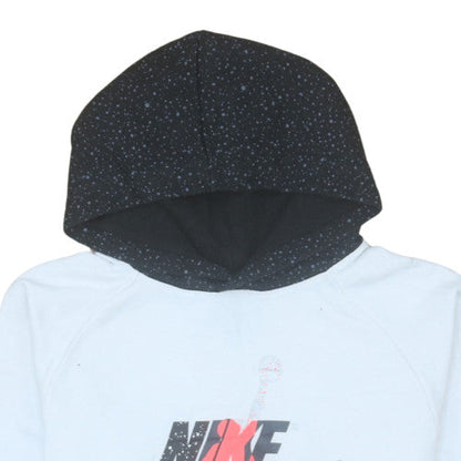 Nike Boys White Air Jordan Pullover Hoodie 12-13 Years Graphic Fleece