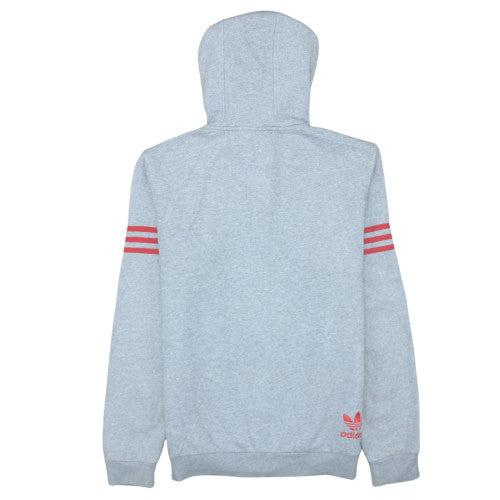 Mens UK Size S adidas Grey Full Zip Hoodie