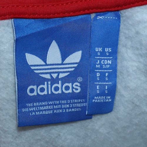 Mens UK Size S adidas Grey Full Zip Hoodie