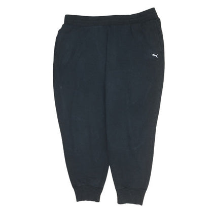 Mens UK Size 2XL PUMA Regular Fit Sweatpants Black Trousers