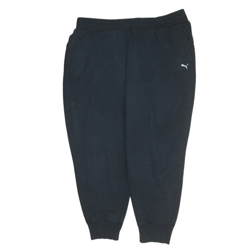 Mens UK Size 2XL PUMA Regular Fit Sweatpants Black Trousers