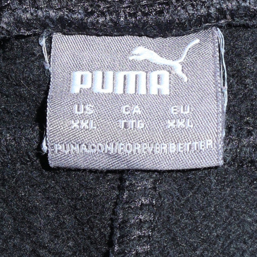 Mens UK Size 2XL PUMA Regular Fit Sweatpants Black Trousers