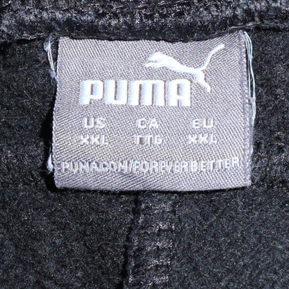 Mens UK Size 2XL PUMA Regular Fit Sweatpants Black Trousers