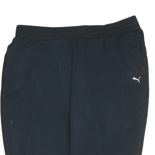 Mens UK Size 2XL PUMA Regular Fit Sweatpants Black Trousers