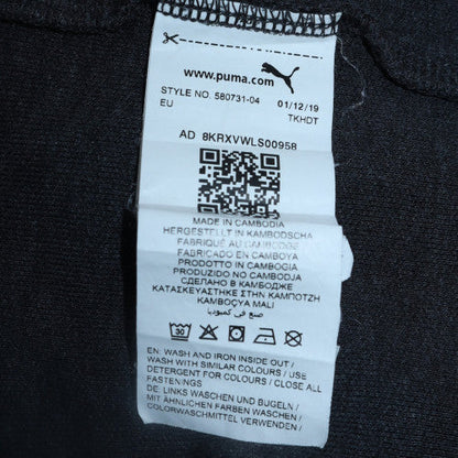 Puma Boys Black Full Zip Fleece Hoodie Size 14 Years