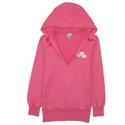 Womens UK Size M Nike Pink Full Zip Hoodie