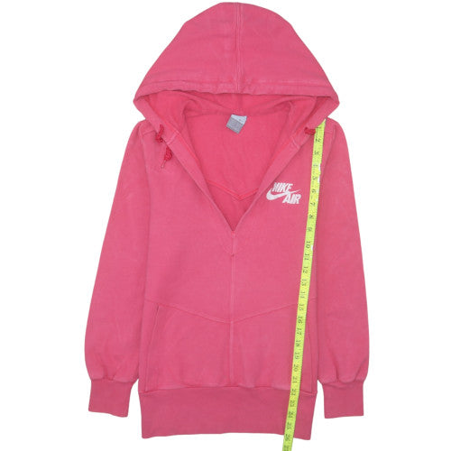Womens UK Size M Nike Pink Full Zip Hoodie