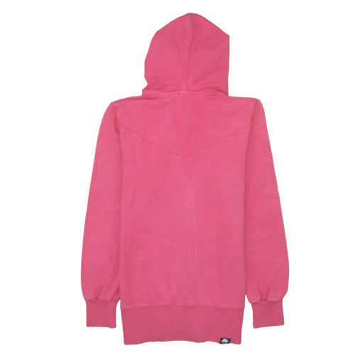 Womens UK Size M Nike Pink Full Zip Hoodie