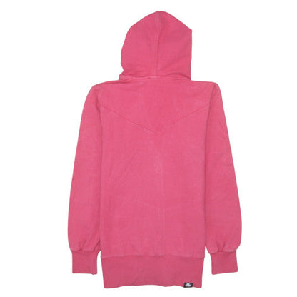 Womens UK Size M Nike Pink Full Zip Hoodie