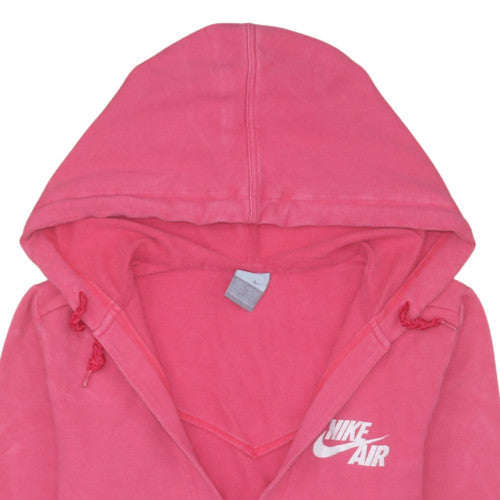 Womens UK Size M Nike Pink Full Zip Hoodie