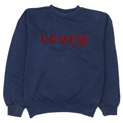 Womens UK Size L Levi's Blue Pullover Sweatshirt