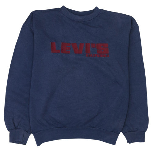 Womens UK Size L Levi's Blue Pullover Sweatshirt