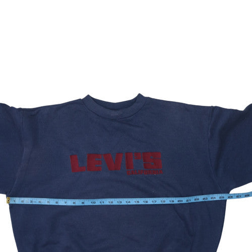 Womens UK Size L Levi's Blue Pullover Sweatshirt