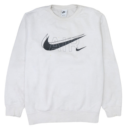 Womens UK Size XL Nike White Pullover Sweatshirt