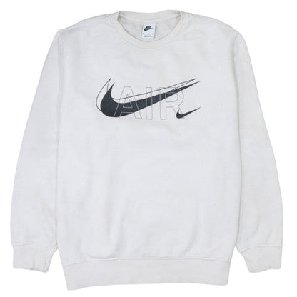 Womens UK Size XL Nike White Pullover Sweatshirt