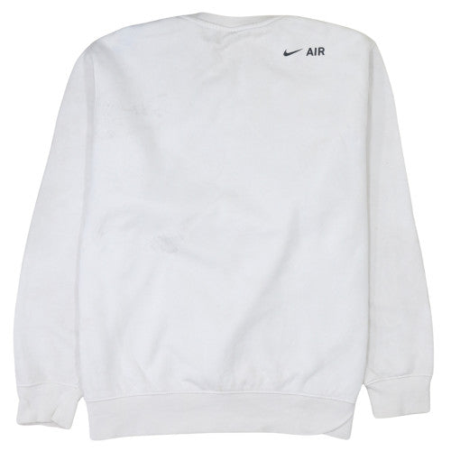 Womens UK Size XL Nike White Pullover Sweatshirt