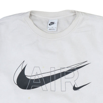 Womens UK Size XL Nike White Pullover Sweatshirt