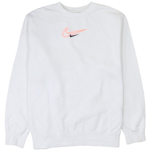 Mens UK Size XL Nike White Pullover Sweatshirt