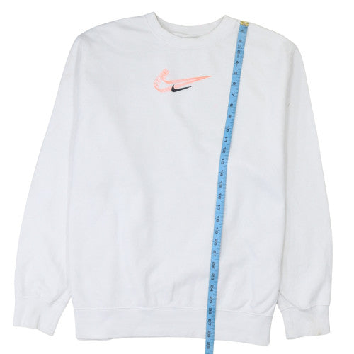 Mens UK Size XL Nike White Pullover Sweatshirt