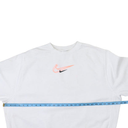 Mens UK Size XL Nike White Pullover Sweatshirt