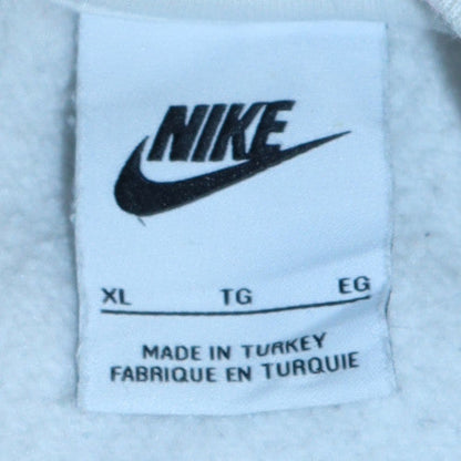 Mens UK Size XL Nike White Pullover Sweatshirt