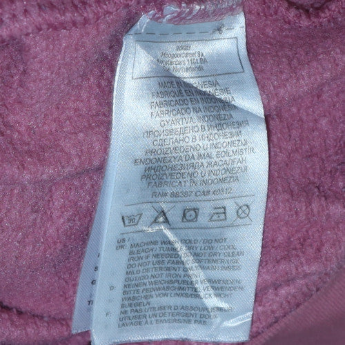 Womens UK Size 8 adidas Pink Pullover Hoodie