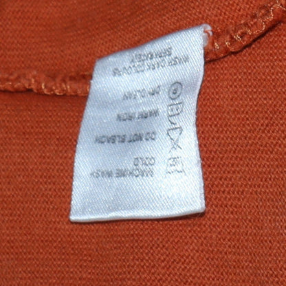 Mens UK Size XL LUOMO SPORT Brown Henley Sweatshirt