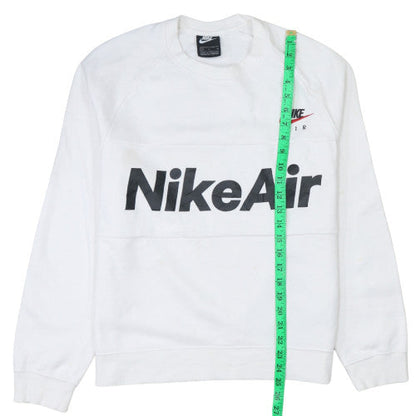 Mens UK Size S Nike White Pullover Sweatshirt