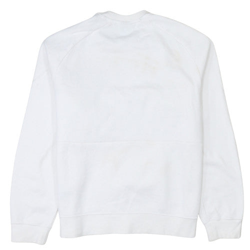 Mens UK Size S Nike White Pullover Sweatshirt
