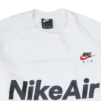Mens UK Size S Nike White Pullover Sweatshirt