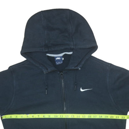 Mens UK Size M Nike Black Full Zip Hoodie
