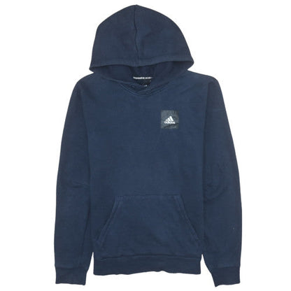 Mens UK Size S adidas Blue Pullover Hoodie