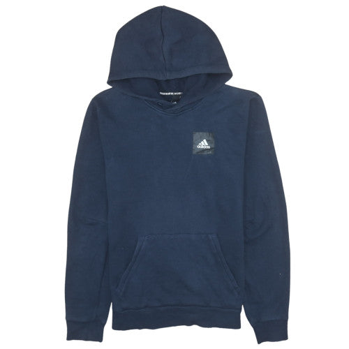 Mens UK Size S adidas Blue Pullover Hoodie