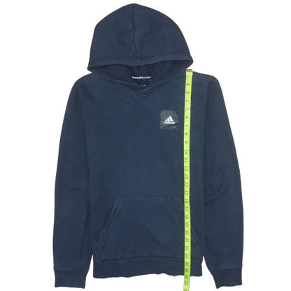 Mens UK Size S adidas Blue Pullover Hoodie