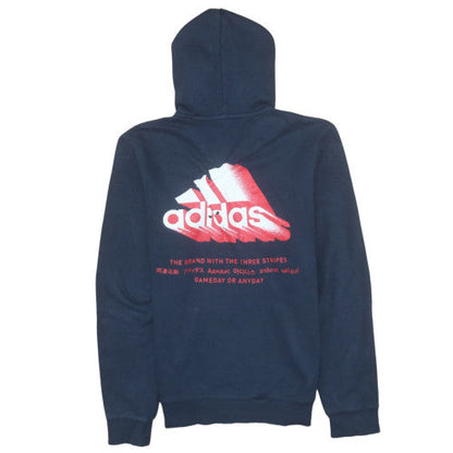 Mens UK Size S adidas Blue Pullover Hoodie