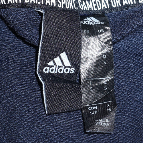 Mens UK Size S adidas Blue Pullover Hoodie