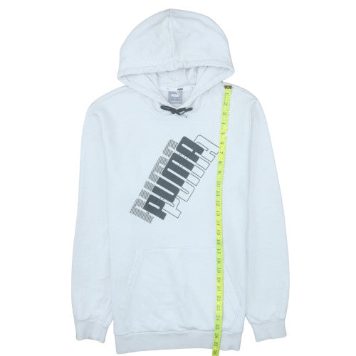 Mens UK Size M PUMA White Pullover Hoodie