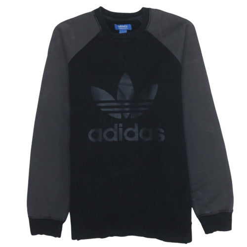 Mens UK Size L adidas Black Pullover Sweatshirt