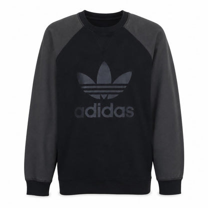 Mens UK Size L adidas Black Pullover Sweatshirt