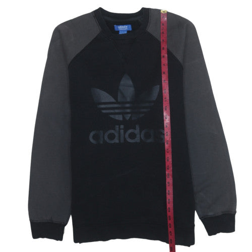 Mens UK Size L adidas Black Pullover Sweatshirt