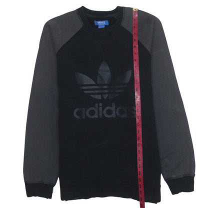 Mens UK Size L adidas Black Pullover Sweatshirt