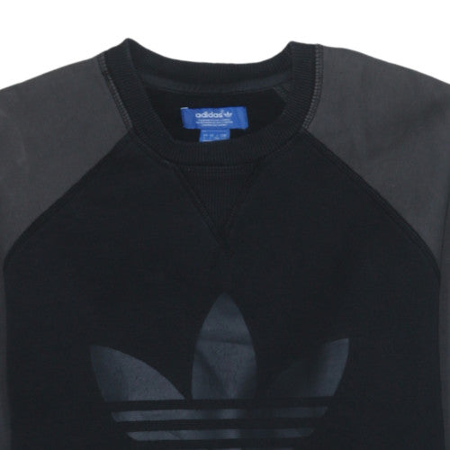 Mens UK Size L adidas Black Pullover Sweatshirt