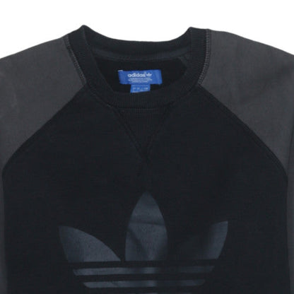 Mens UK Size L adidas Black Pullover Sweatshirt